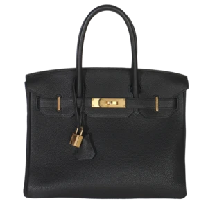 2022 Hermès Black Togo Birkin 30