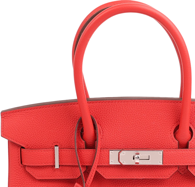Red Hermès Birkin handbag